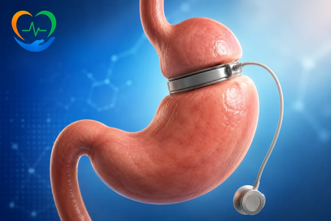 حلقه معده چیست؟ بررسی کامل مزایا، عوارض، نحوه انجام، هزینه و میزان کاهش وزن